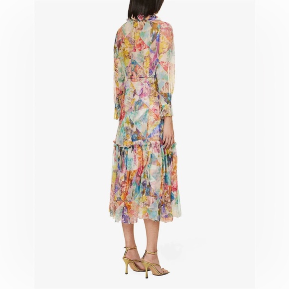 ZIMMERMANN High Tide floral silk midi dress - Picture 5 of 7